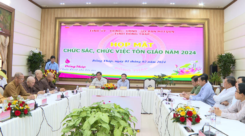 Họp mặt tôn giáo nhân dịp Xuân mới 2024
