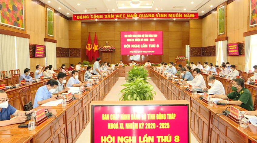 Hội nghị lần thứ 8, BCH Đảng bộ tỉnh Đồng Tháp