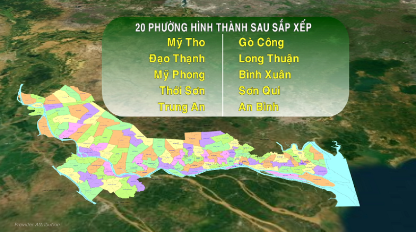 102 xã, phường của tỉnh Đồng Tháp mới