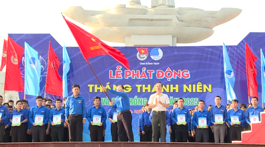 Đồng Tháp: Phát động Tháng thanh niên và tết trồng cây năm 2025