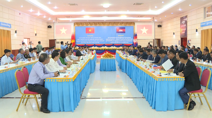 Đoàn tỉnh Đồng Tháp kết thúc chuyến công tác tại Campuchia