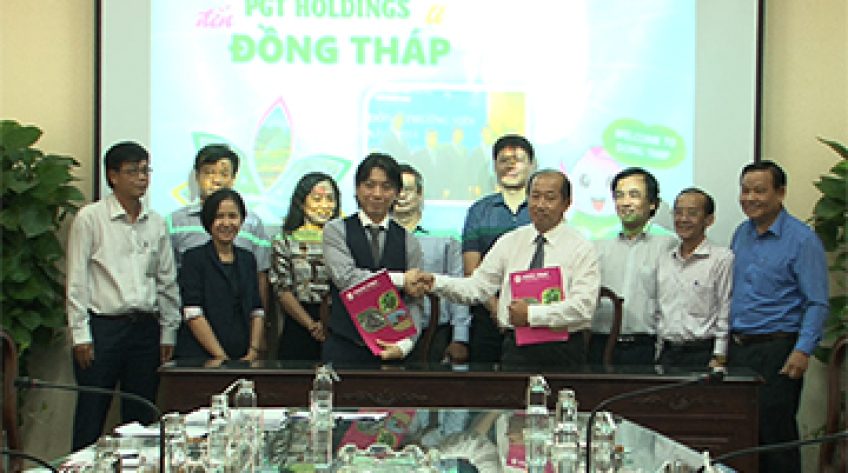 Đồng Tháp ký kết hợp tác với PGT Holdings (Nhật Bản)