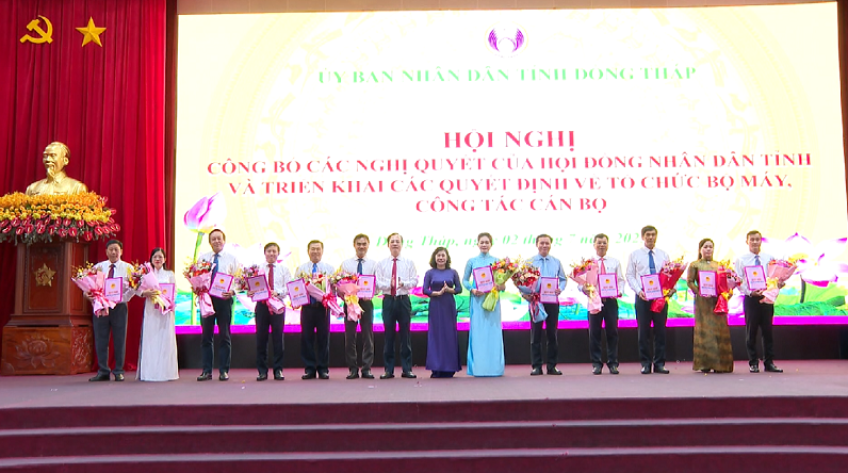 UBND tỉnh Đồng Tháp: Kiện toàn tổ chức bộ máy sau sáp nhập