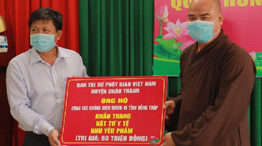 Thêm gần 1,2 tỷ đồng ủng hộ Quỹ phòng chống Covid-19 tỉnh Đồng Tháp