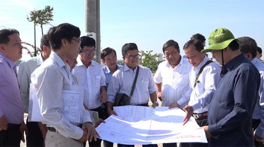 Khảo sát dự án trọng điểm biên giới Hồng Ngự
