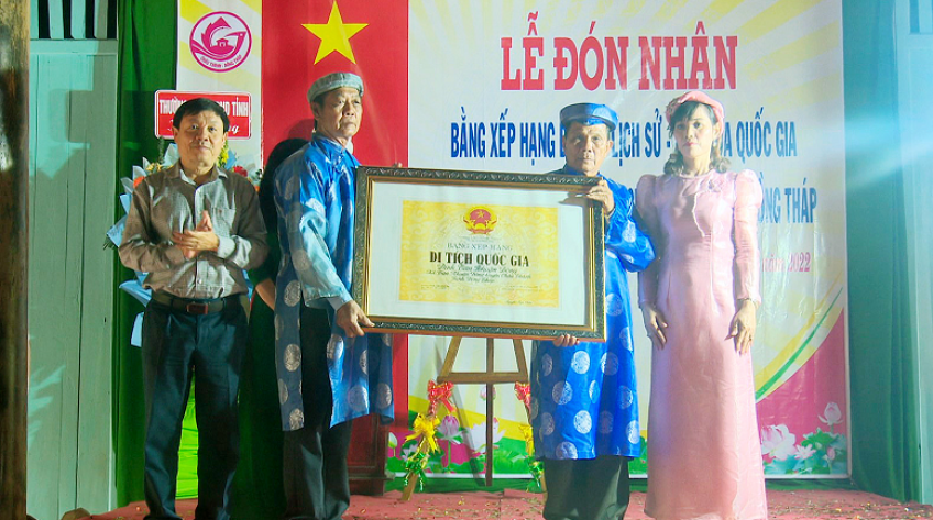 Đình Tân Nhuận Đông được xếp hạng Di tích văn hóa cấp quốc gia
