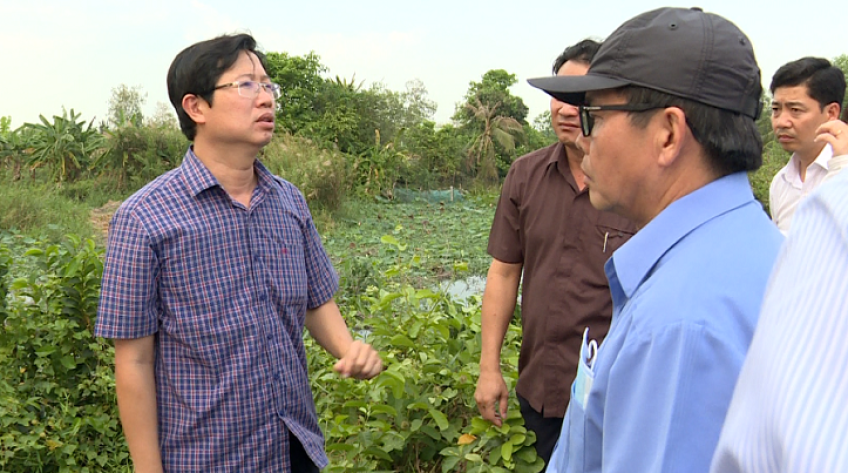 Lãnh đạo tỉnh khảo sát Dự án Khu công nghiệp Tân Kiều