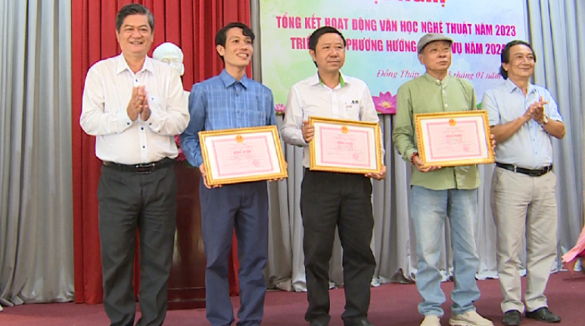Hội Liên hiệp VHNT Đồng Tháp tổng kết hoạt động năm 2023