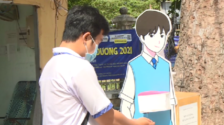 Trường học chuẩn bị phòng dịch cho kỳ thi lớp 10