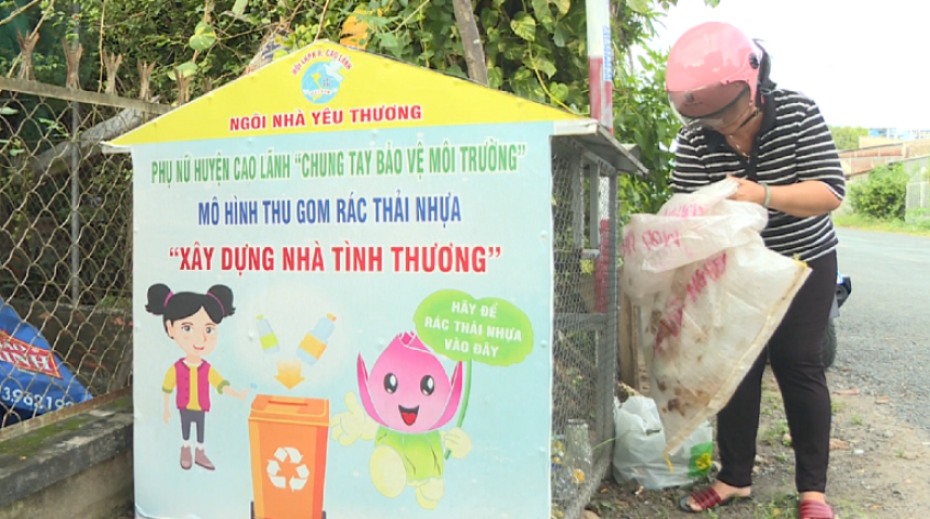 Phụ nữ Đồng Tháp kiếm tiền tỷ từ phân loại rác tại nguồn