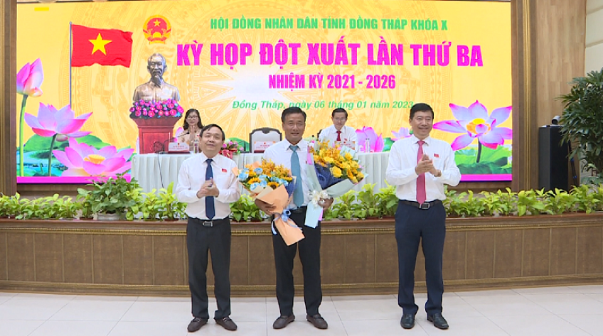 Ông Nguyễn Phước Thiện trúng cử chức danh Phó Chủ tịch UBND tỉnh Đồng Tháp