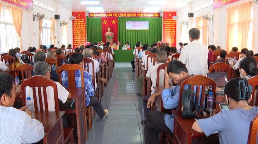 Đại biểu Quốc hội tiếp xúc cử tri Đồng Tháp, ngày 05/5