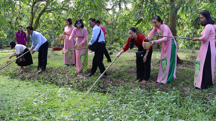 Làng du lịch nông nghiệp ra mắt với nhiều hoạt động đậm chất nông dân
