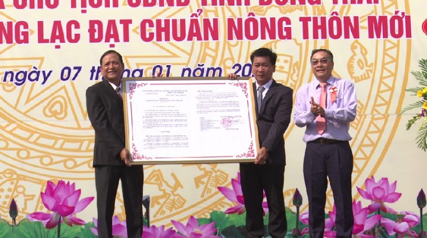 H.Hồng Ngự: Công bố sáp nhập xã Thường Thới Hậu B vào xã Thường Lạc