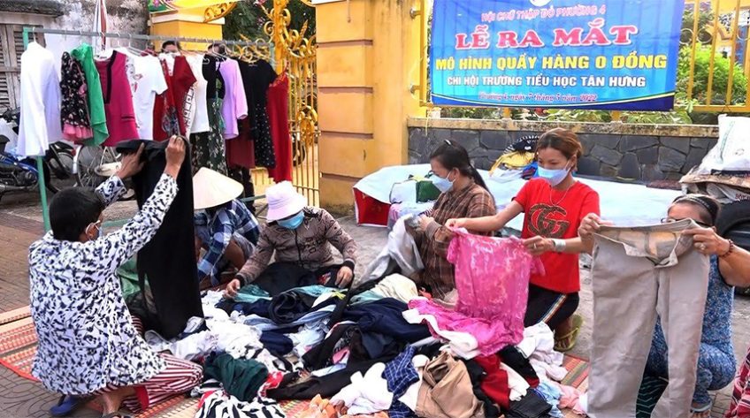 Quầy hàng 0 đồng thứ 5 tại TP.Sa Đéc được hình thành