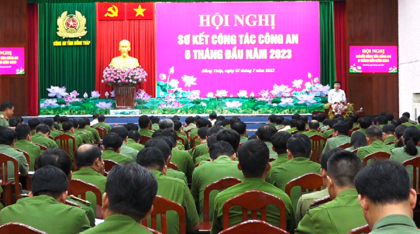 Công an Đồng Tháp kéo giảm 6,94% tội phạm về trật tự xã hội