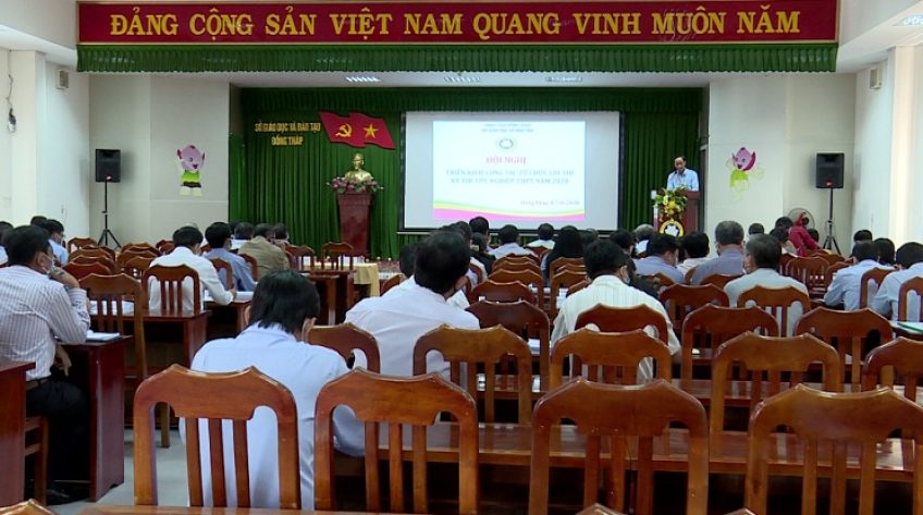 Đồng Tháp: Triển khai công tác coi thi TN THPT trong điều kiện phòng chống dịch bệnh