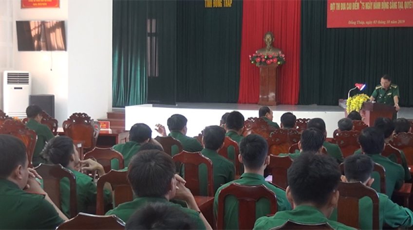 Cán bộ, chiến sĩ Đồng Tháp: 75 ngày hành động sáng tạo, quyết thắng