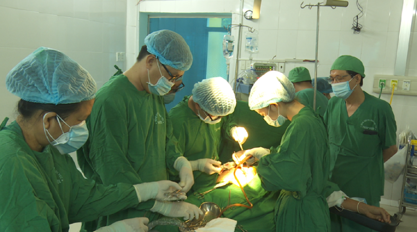 BV Thống Nhất tập huấn, chuyển giao kỹ thuật cho BVĐK khu vực Tháp Mười