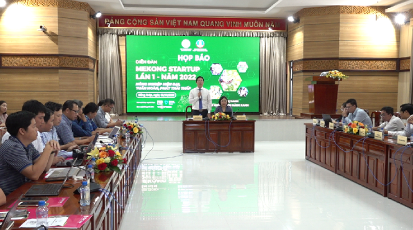 Họp báo Diễn đàn Mekong Start up lần I, 2022