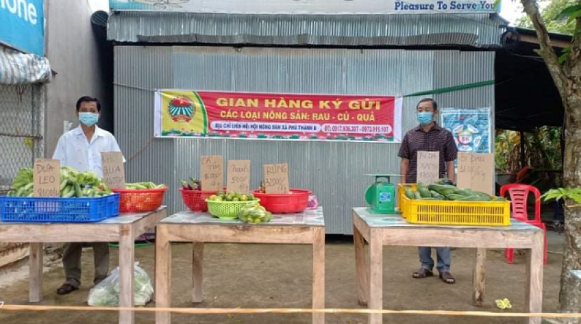 Thành lập gian hàng ký gửi hỗ trợ tiêu thụ nông sản