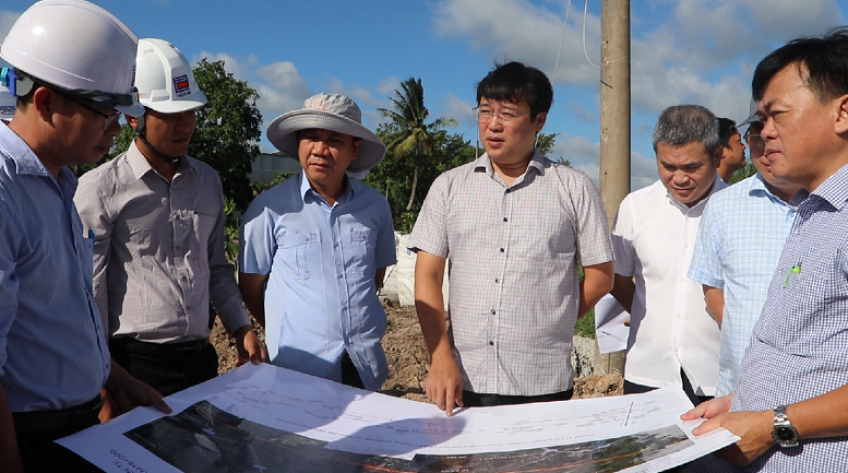 Kiểm tra thực tế thi công cao tốc Cao Lãnh – An Hữu