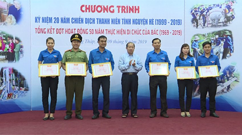 Tuổi trẻ Đồng Tháp với dấu ấn 20 năm tình nguyện