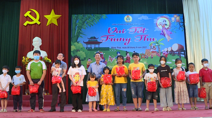 Nhiều hoạt động vui Trung thu trên địa bàn tỉnh Đồng Tháp