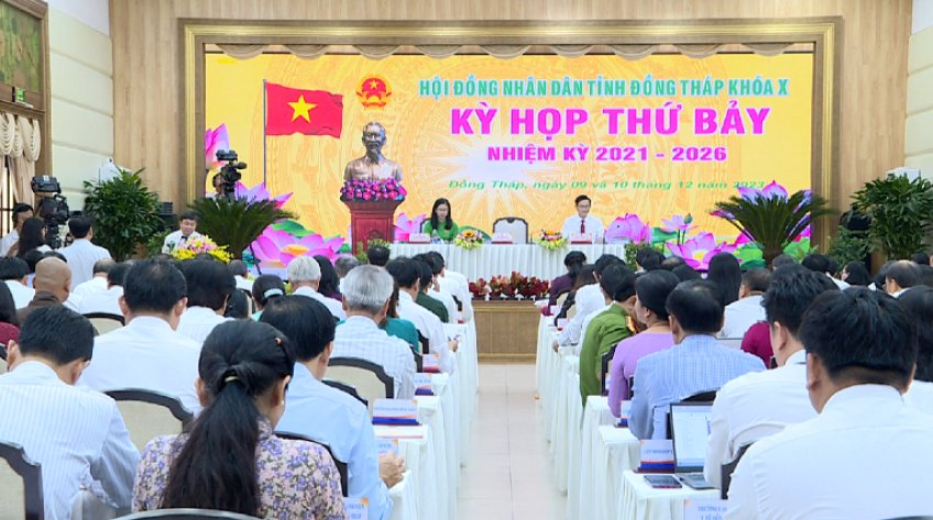 Khai mạc Kỳ họp thứ 7, HĐND tỉnh Đồng Tháp khóa X