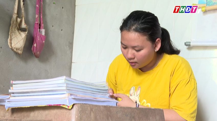 Hoàn cảnh em Huỳnh Ngọc Thắm -  Học sinh Trường THPT Trần Hưng Đạo, tỉnh Đồng Tháp