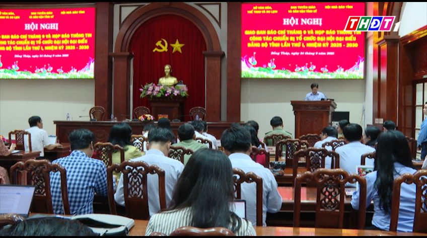 Đại hội Đảng bộ tỉnh Đồng Tháp diễn ra vào ngày 30/9 và 01/10