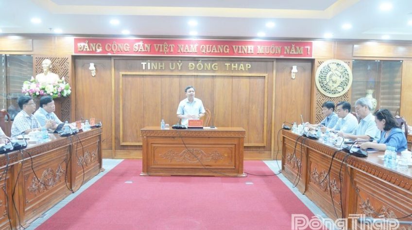Thường trực Tỉnh ủy chỉ đạo tháo gỡ vướng mắc, nâng cao hiệu quả tham mưu
