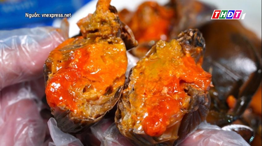 Độc đáo món cua gạch 