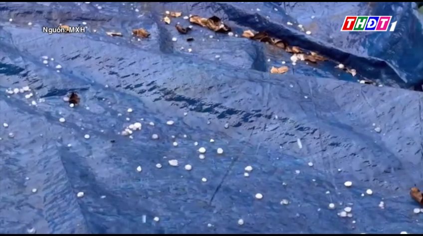 Vừa nắng nóng, miền Bắc xuất hiện liên tục mưa đá