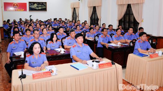 Đồng Tháp: Viện Kiểm sát nhân dân hai cấp đạt và vượt 141 chỉ tiêu nghiệp vụ