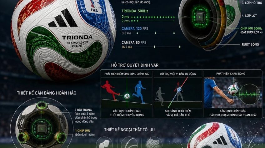 Công nghệ đột phát trên quả bóng World Cup giúp VAR bắt việt vị chính xác hơn