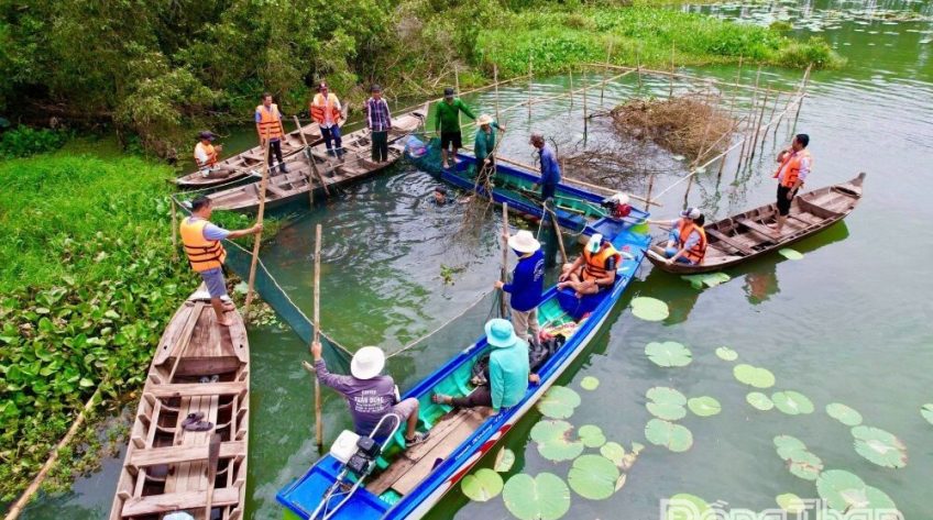 Cần nhân rộng du lịch sinh kế bền vững tại vùng đệm Vườn Quốc gia Tràm Chim