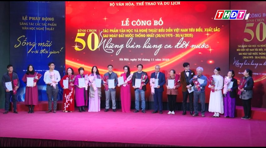 Tôn vinh 50 tác phẩm văn học nghệ thuật xuất sắc