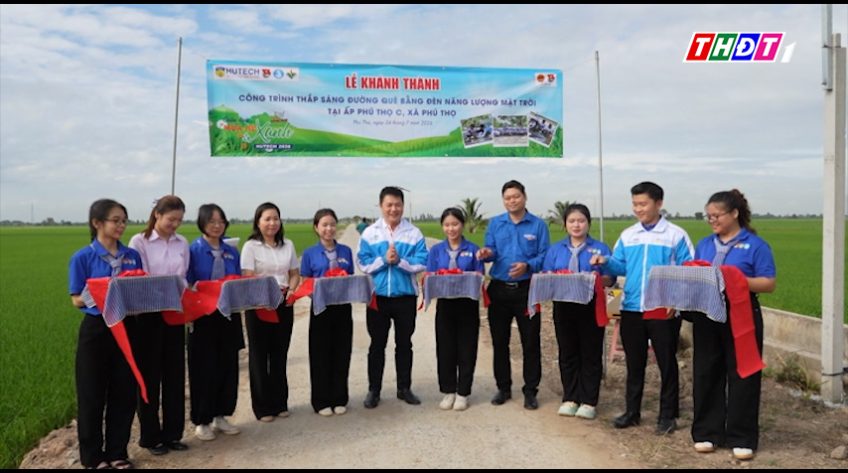 Khánh thành nhiều công trình thanh niên tại xã Phú Thọ