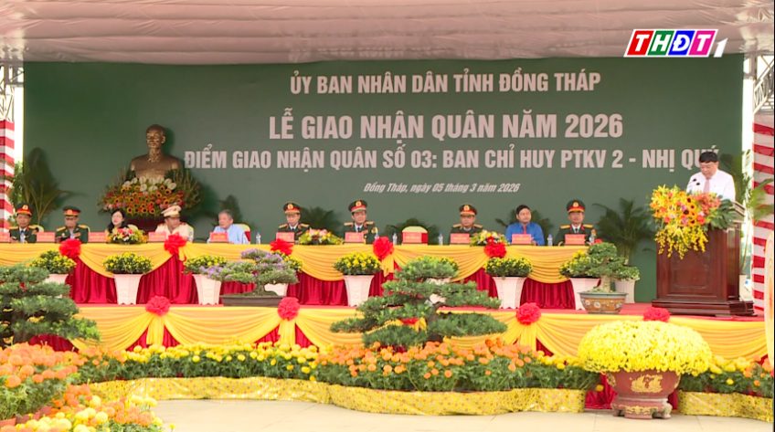 Đồng Tháp hơn 3600 thanh niên lên đường nhập ngũ