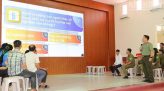 Cảnh sát cơ động Đồng Tháp thực diễn các nội dung huấn luyện