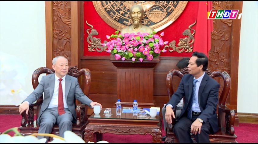 Lãnh đạo tỉnh Đồng Tháp tiếp Tập đoàn xây dựng Thái Bình Dương