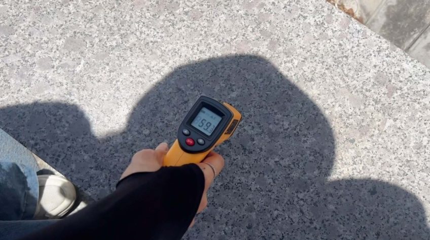 Thông tin nhiệt độ ngoài trời có nơi lên tới 71 độ C có chính xác?