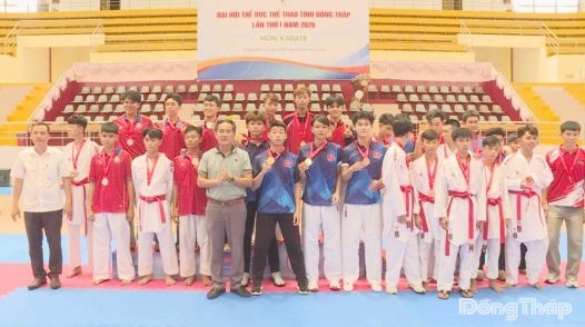 Cụm Thường Phước giành ngôi số 1 toàn đoàn môn Karate