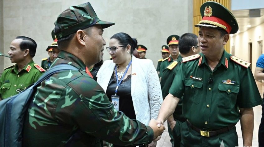 Đoàn công tác Quân đội nhân dân và Công an nhân dân lên đường tham gia khắc phục hậu quả động đất tại Venezuela