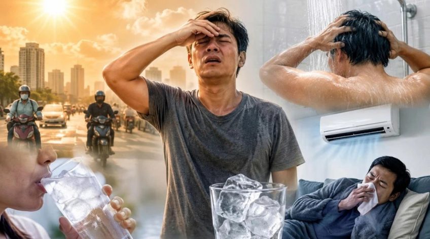 Nắng nóng đỉnh điểm, 5 cách giải nhiệt tưởng đúng nhưng rất hại tim mạch