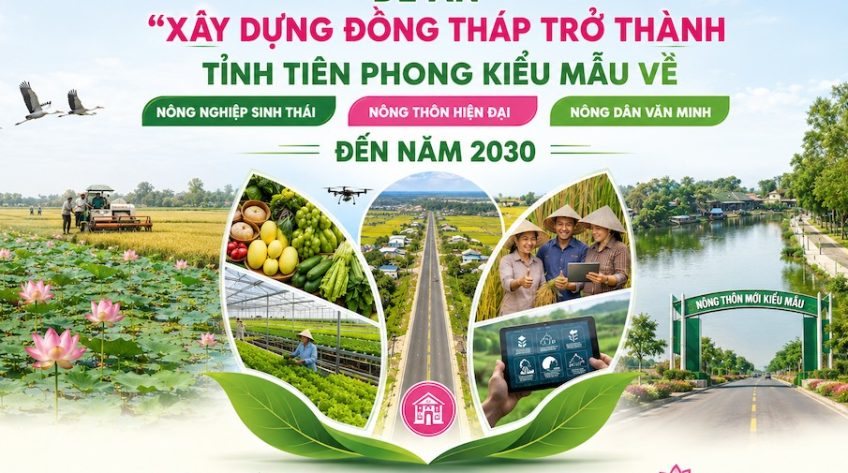 Xây dựng Đồng Tháp trở thành tỉnh tiên phong, kiểu mẫu của vùng ĐBCSL