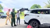 Xe tải bốc cháy trên cao tốc TP. Hồ Chí Minh - Trung Lương
