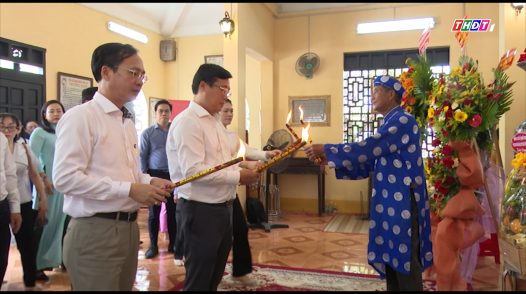 Lãnh đạo tỉnh Đồng Tháp dâng hương tưởng niệm anh hùng dân tộc Trương Định