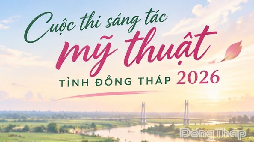 Phát động Cuộc thi sáng tác mỹ thuật tỉnh Đồng Tháp năm 2026
